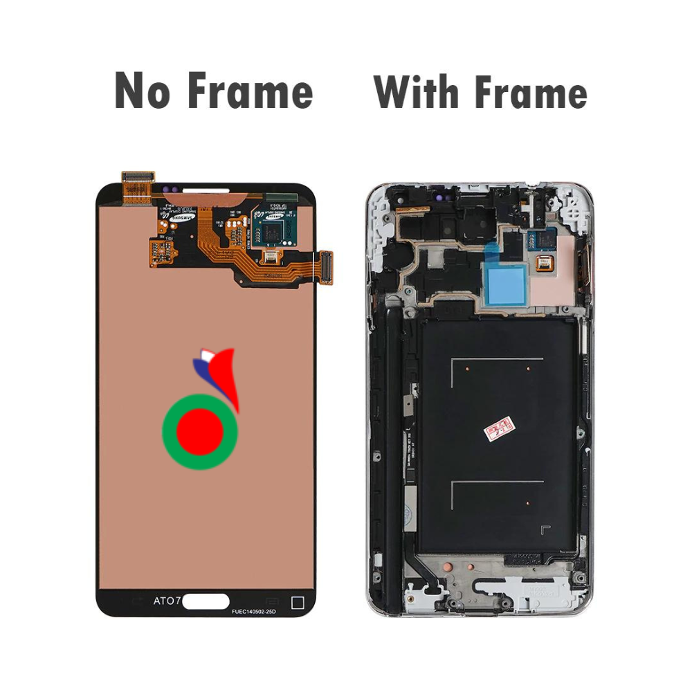 ECRAN LCD  SAMSUNG NOTE 3 N9005 SANS CHASSIS  / AVEC CHASSIS