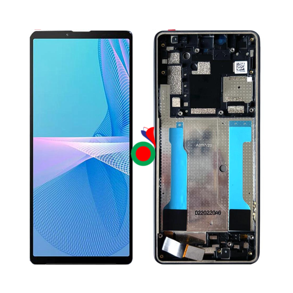 SONY Xperia 10 III 6.0 | SOG04 SO-52B A102SO XQ-BT52 | SERVICE PACK | COMPLET ECRAN LCD avec CHASSIS